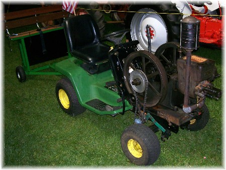 Lawn tractor at Manheim Farm Show