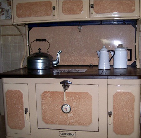 Porcelain cook stove
