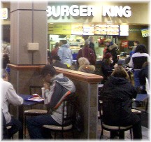 Burger King interior