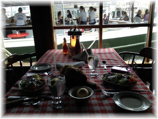 Cape May seafood dinner 7/15/14