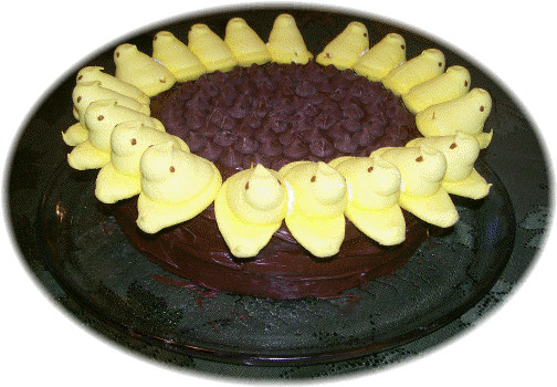 Easter Sunflower cake 2012
