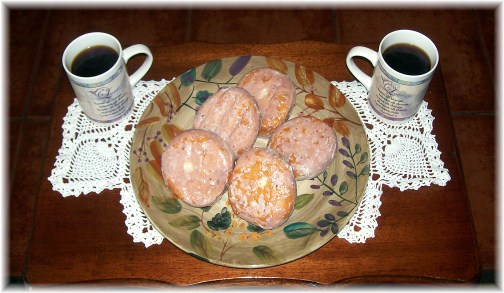 Lancaster County fasnachts with coffee 2/21/12