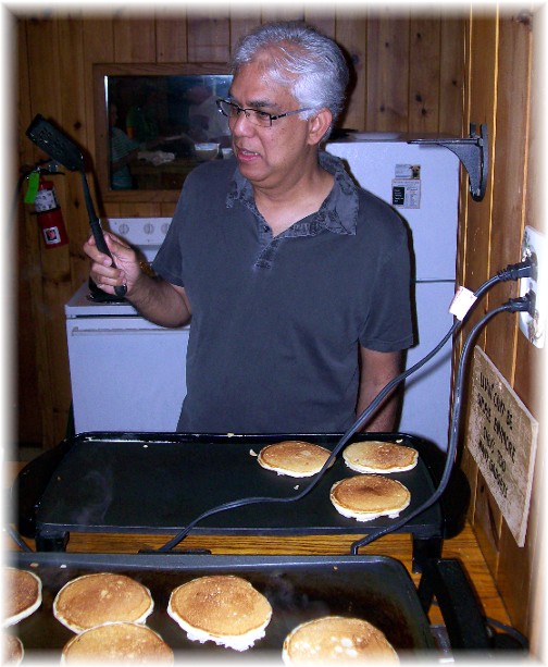Cesar at Gatlinburg pancake breakfast 8/6/11