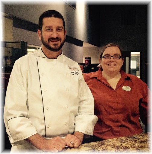 Hershey Grill chef and server 1/8/15