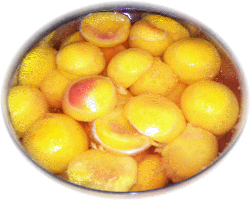 Preparing peaches for canning