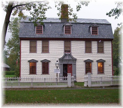 Colonial home in Old Deerfield Village, Masachusetts