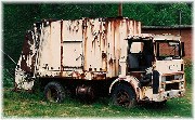 Old trash truck