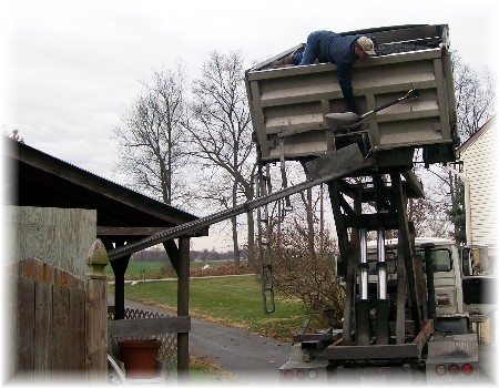2008 coal delivery to Weber's home