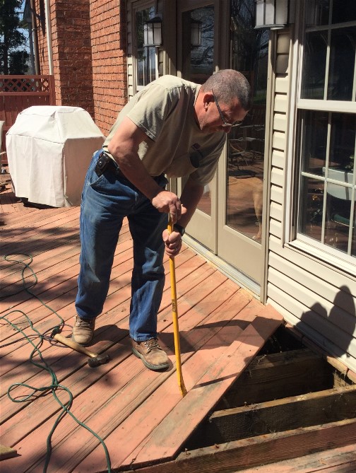 Deck replacement 4/16/16