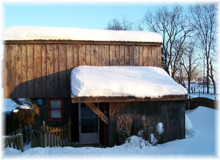Snowy barn 2/12/10