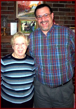 Photo of Sister Howard and me (March 2006)