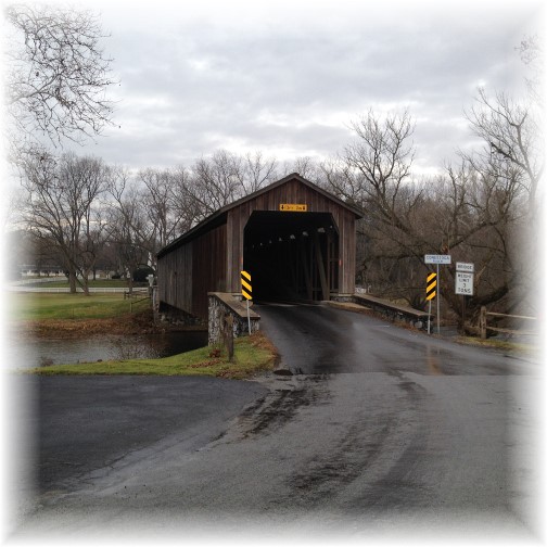 Hunsecker's Mill Covered Bridge 12/28/14