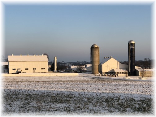 Amish farm in snow 12/14/17