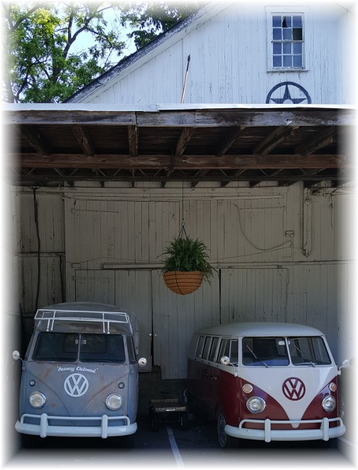 VW vans in Bird in Hand barn 6/1/17