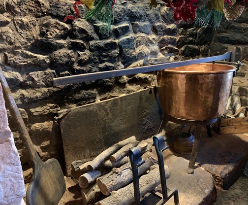 Brickerville Restaurant fireplace