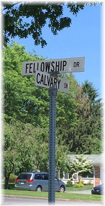 The junction of Calvary and Fellowship, Lancaster, PA