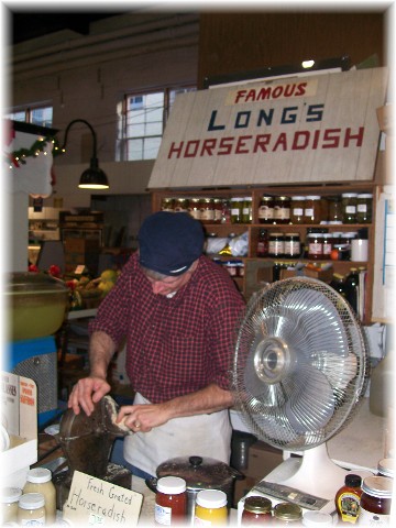 Long's horseradish in Central Market, Lancaster PA