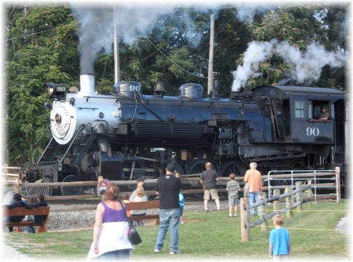 Strasburg steam engine at Cherry Crest 9/14/13