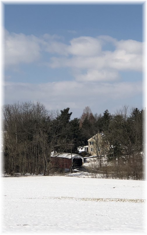 Forry's Mill Covered Bridge 2/18/18 (Click to enlarge)