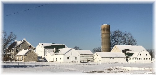Herr Road farm, Lancaster County, PA 1/18/18 (Click to enlarge)