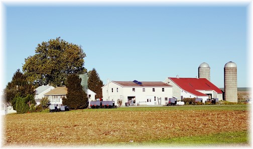 Amish farm on Hollander Road near Intercourse, PA 10/19/17 (Click to enlarge)