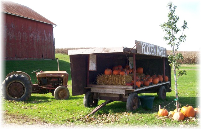 Pumpkin stand, Lancaster County, PA