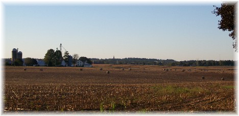 Harvest scene near Mount Joy, Pennsylvania