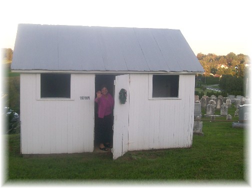 Outhouse at Kreiders Church Lancaster County, PA