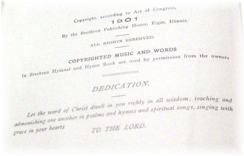 Old hymnal