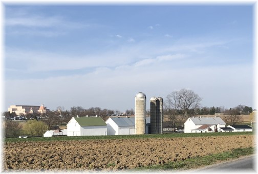 Lancaster County farm scene 4/12/18 (Click to enlarge)