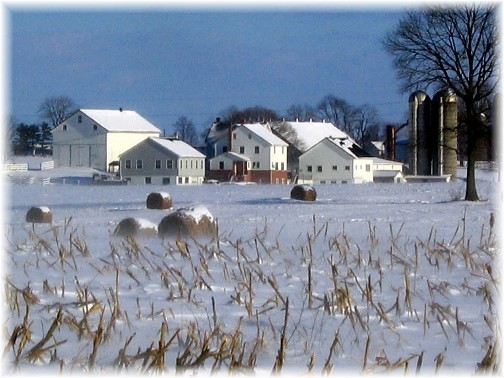 Lancaster County, PA winter farmview (Photo by Nick Nichols)