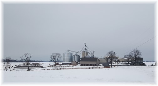 Lancaster County farm in snow 3/18/17
