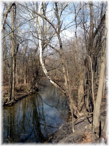 Chiques Creek along Lancaster Junction Trail near Mount Joy, PA