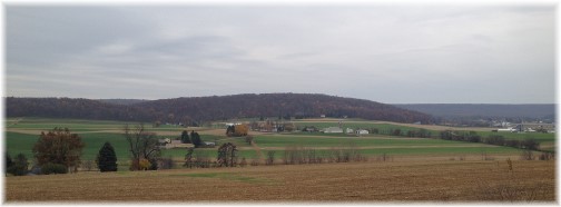 Psalm 36:5,6 with rural scene in Lancaster County, PA 11/13/14 (Click to enlarge)