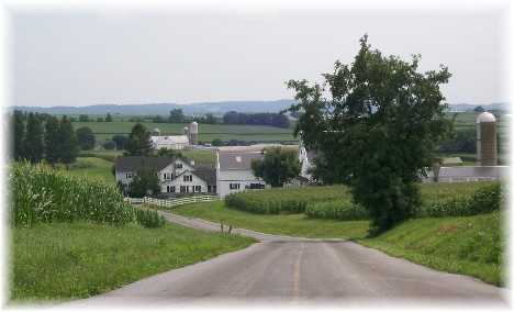 Rural scene in Lancaster County, PA 7/22/10