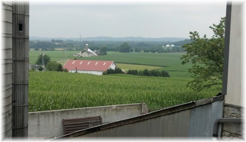 View from Martin farm in Lancaster County PA