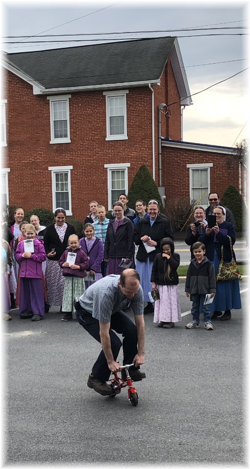 Demonstration at Martin Bike Shop 4/12/18