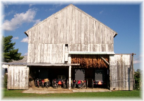 Old order Mennonite barn