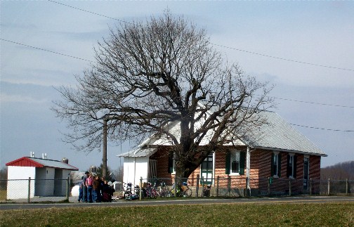 Lancaster County Mennonite one room schoolhouse