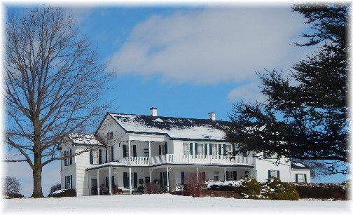 Mount Joy farmhouse 2/18/18 (Click to enlarge)