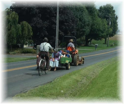Old order road scene in Lancaster County PA 8/21/14