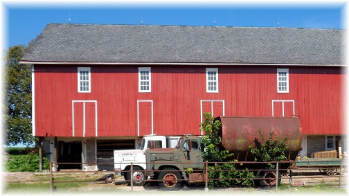 Old truck and barn in Lancaster County 9/11/12