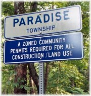 Paradise, PA sign