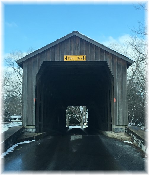 Pinetown Covered Bridge 2/18/18
