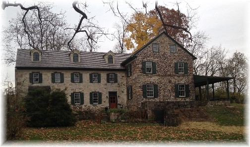 Poole Forge ironmasters mansion, Lancaster County, PA 11/13/14 (Click to enlarge)