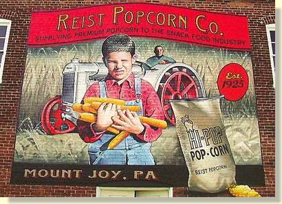 Reist Popcorn Company mural