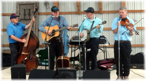 Bluegrass band at Rough and Tumble event, Lancaster County 8/14/13