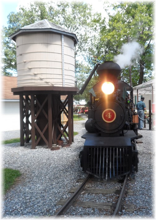 Steam engine train at Rough and Tumble event, Lancaster County 8/14/13