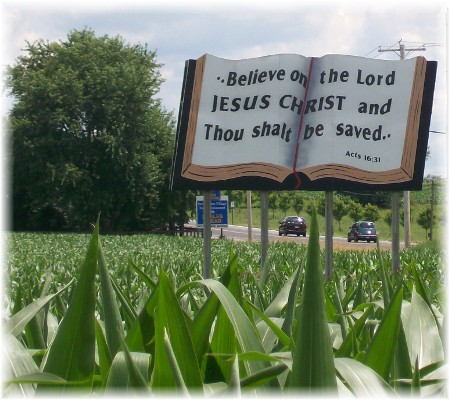 Scripture sign in Lancaster County PA