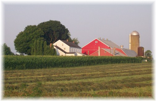 Stasburg Road farm in Lancaster County PA